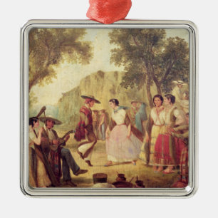 A Popular Dance Metal Tree Decoration