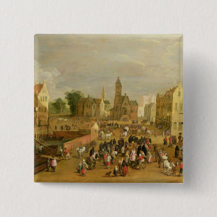 A Port 15 Cm Square Badge