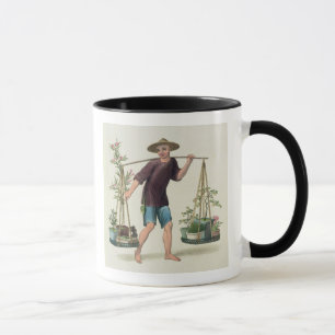 A Porter with Fruit Trees and Flowers, plate 16 fr Mug