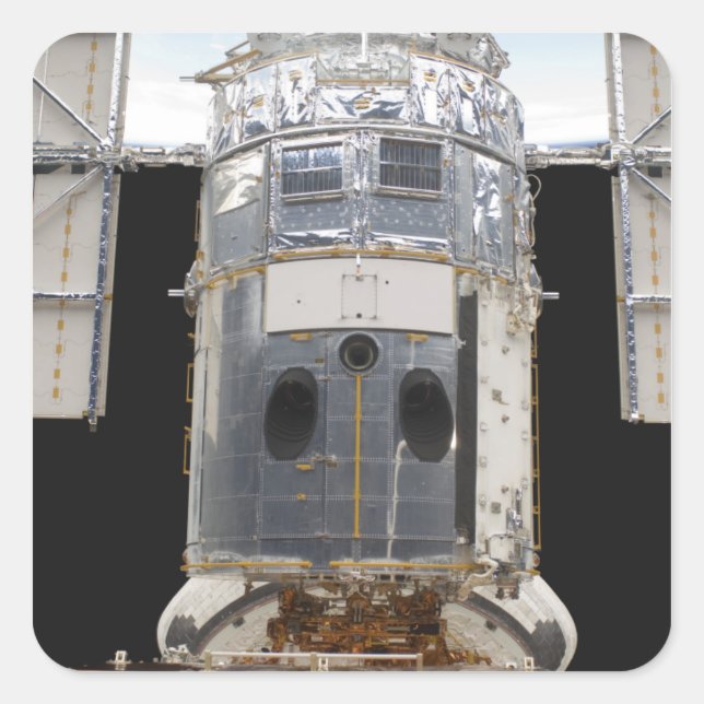 A portion of the Hubble Space Telescope Square Sticker (Front)