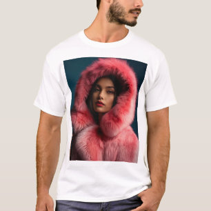 A Portrait of Beauty, A Modern Elegance Portrait T-Shirt
