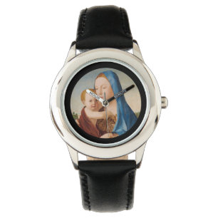 A Portrait of Mary and Baby Jesus Watch