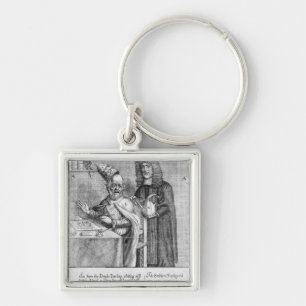A Portrayal of Titus Oates Key Ring