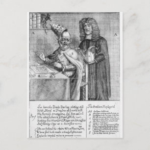 A Portrayal of Titus Oates Postcard