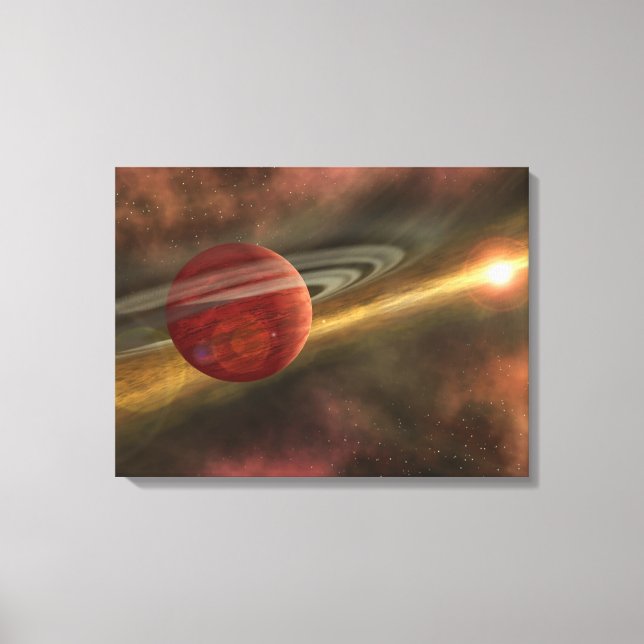 A possible newfound planet canvas print (Front)