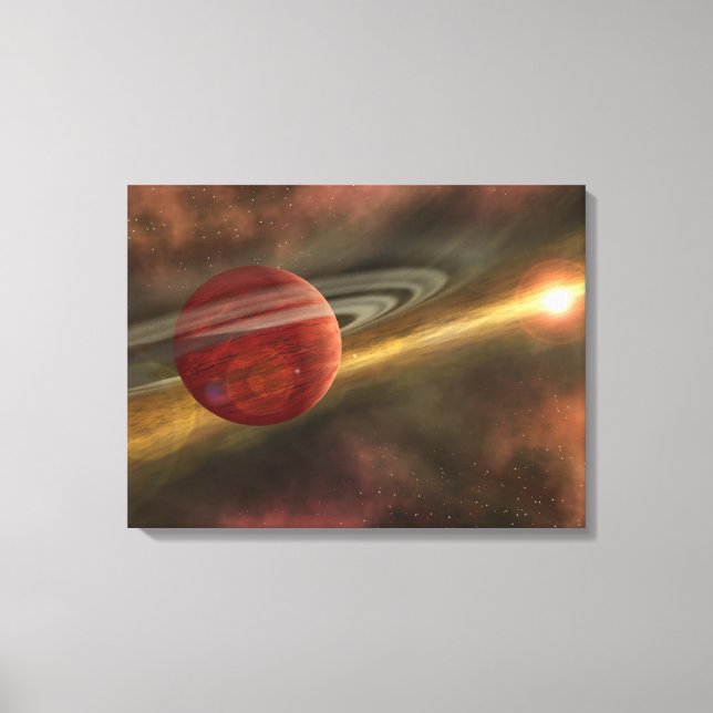 A possible newfound planet canvas print (Front)
