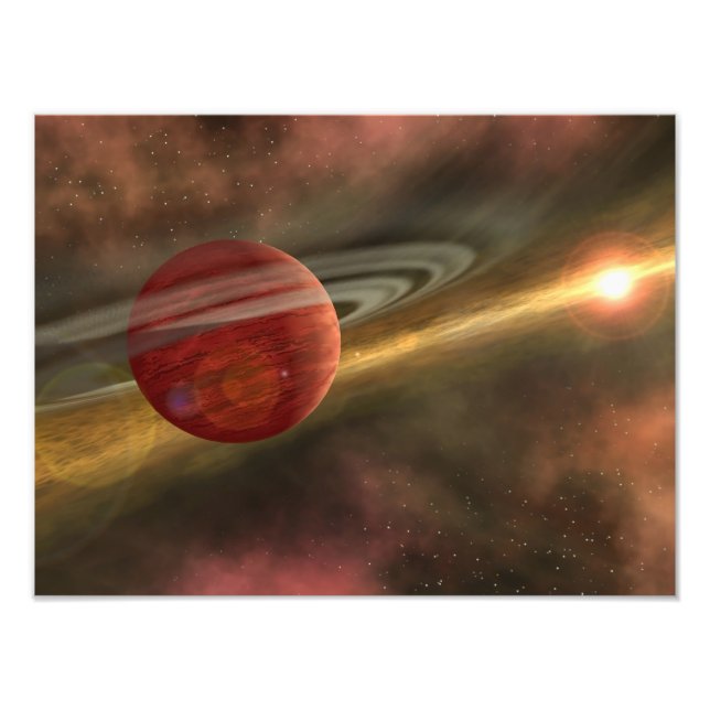 A possible newfound planet photo print (Front)