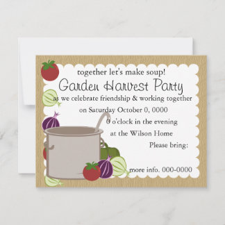 A Pot Of Soup Invitation
