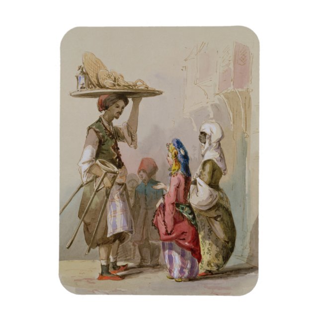 A pot seller, c.1855 magnet (Vertical)