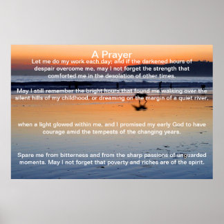 A Prayer Dog silhouette Posters