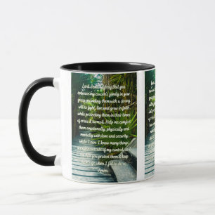 A Prayer For A Cousin's Family Two-Tone Mug