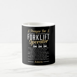 A Prayer For A Forklift Operator Forklift Driver Coffee Mug
