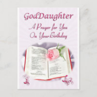 A prayer for a Goddaughter on her Birthday