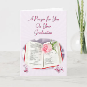 A prayer for Graduation Card