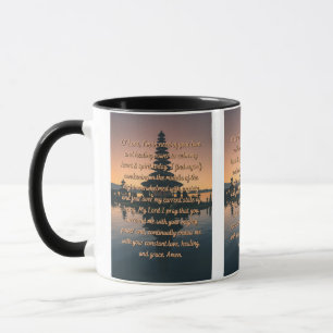 A Prayer For Healing & Strength Two-Tone Mug