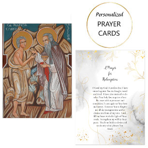 A Prayer for Redemption St. Mary of Egypt Icon Place Card
