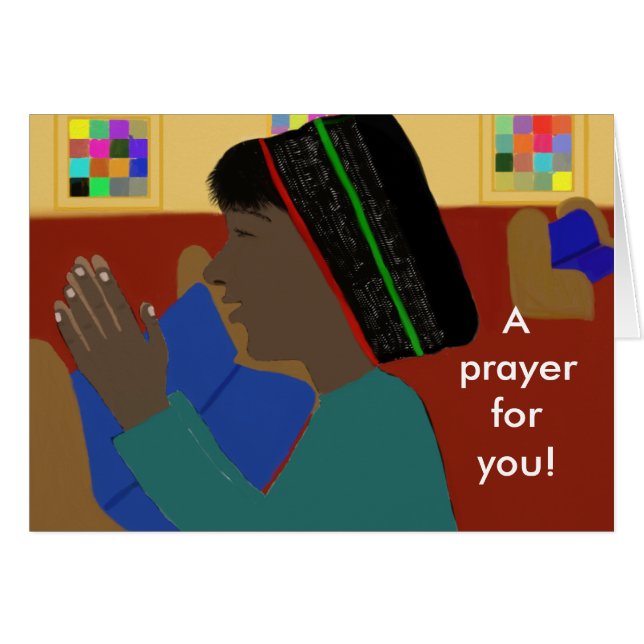A prayer for you Card (Front Horizontal)