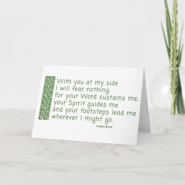 A prayer of thankless thank you card (Front)