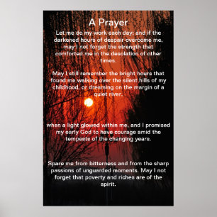A Prayer Red walkway Posters