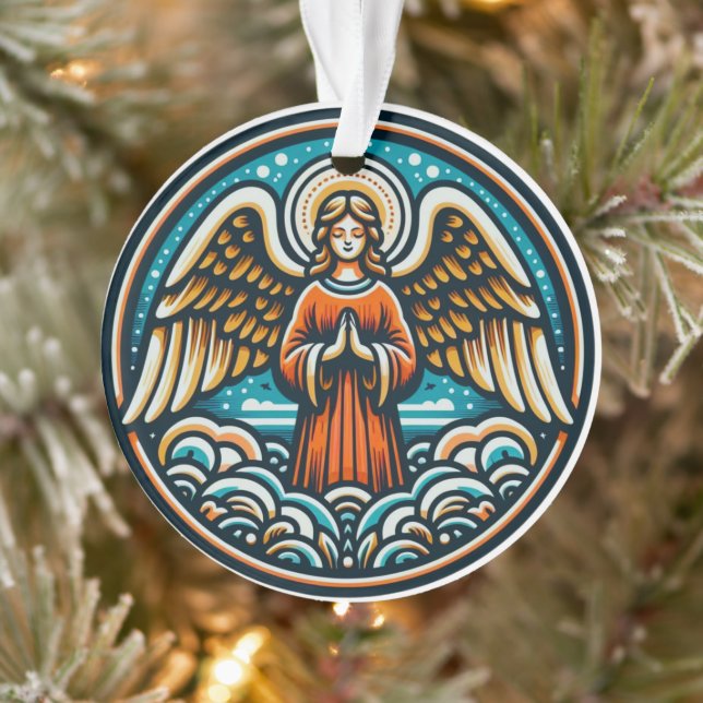 A Praying Guardian Angel Ornament (Tree)