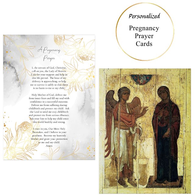 A Pregnancy Prayer Orthodox Christian Card (Creator Uploaded)