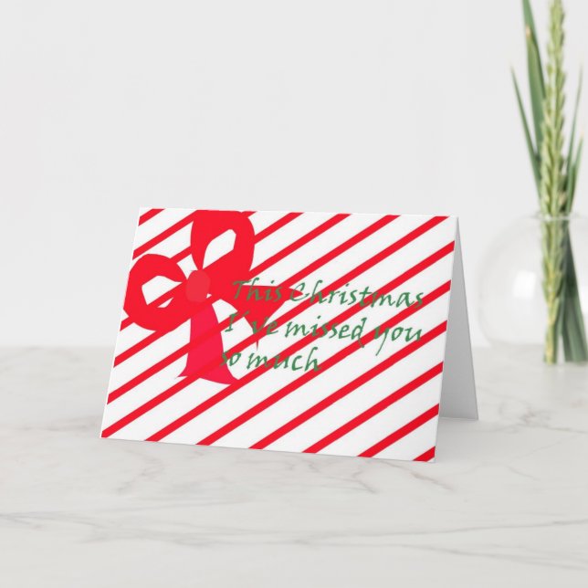 A present for my christmas holiday card (Front)