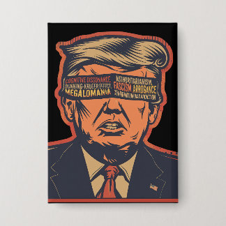 A president blindfolded by mental issues.
