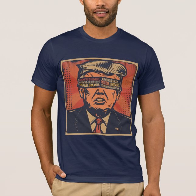 A president blindfolded by mental issues T-Shirt (Front)