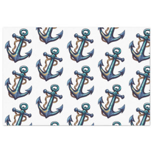 A Pretty Blue Nautical Series Design 11 Tissue Paper
