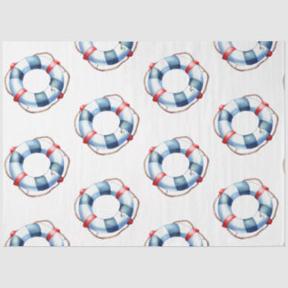 A Pretty Blue Nautical Series Design 5 Tissue Paper