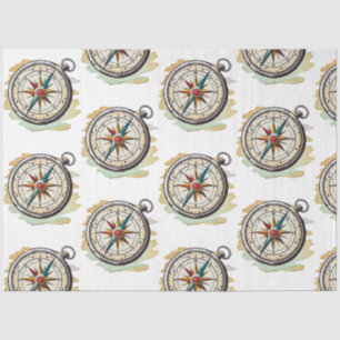 A Pretty Blue Nautical Series Design 7 Tissue Paper