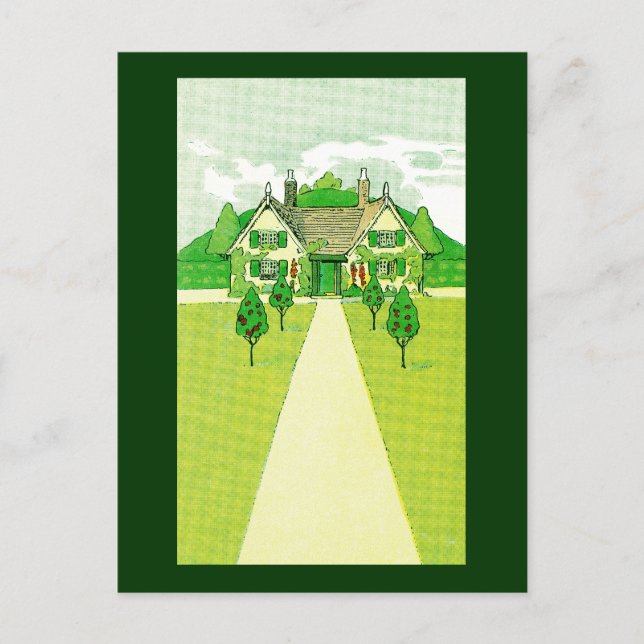 A Pretty Little House Postcard (Front)