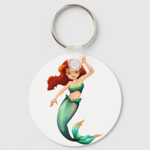 A pretty mermaid key ring