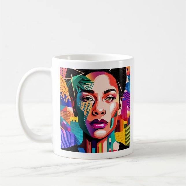 A Pride Journey of Self-Blossoming Coffee Mug (Left)