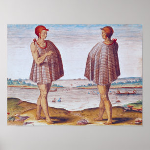 A Priest from Secoton in Virginia Poster