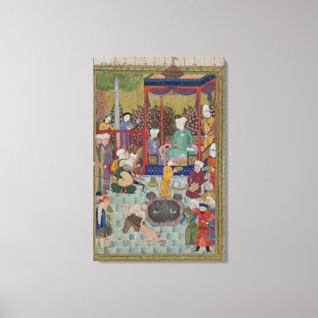 A Princely Reception Canvas Print (Front)