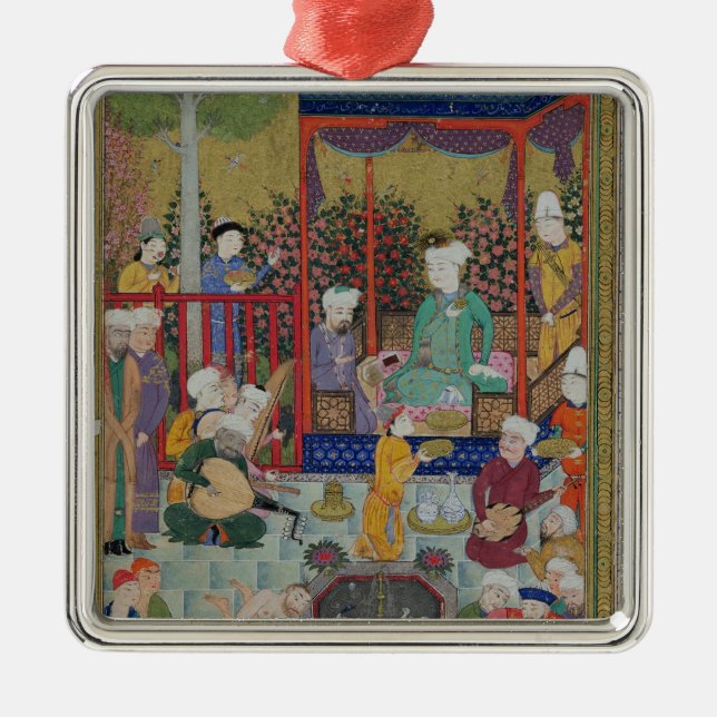 A Princely Reception Metal Tree Decoration (Front)