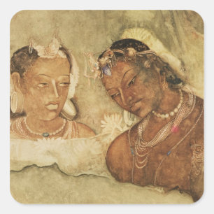 A Princess and her Servant Square Sticker