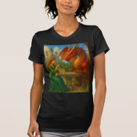 A princess playing chess with a dragon fantasy art