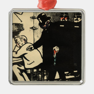 A prisoner is exiled from Crimes and Metal Tree Decoration