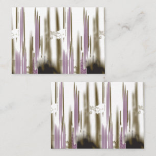 A pristine lake nestled among snow-capped mountain place card