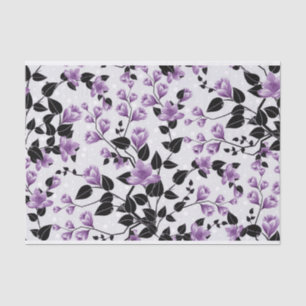 A Profusion of Delicate Lilac Flowers  Tissue Paper