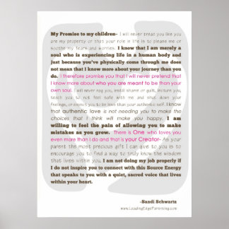 A promise to my child poster