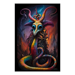 A Prophecy Sealed in the Beastly Masquerade Poster