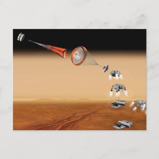 A Proposed Mars Sample Return Mission. Postcard (Front)
