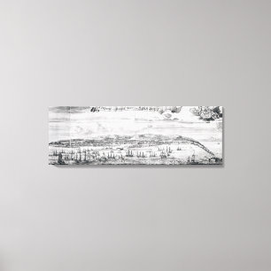 A Prospect of Bridge Town in Barbados Canvas Print