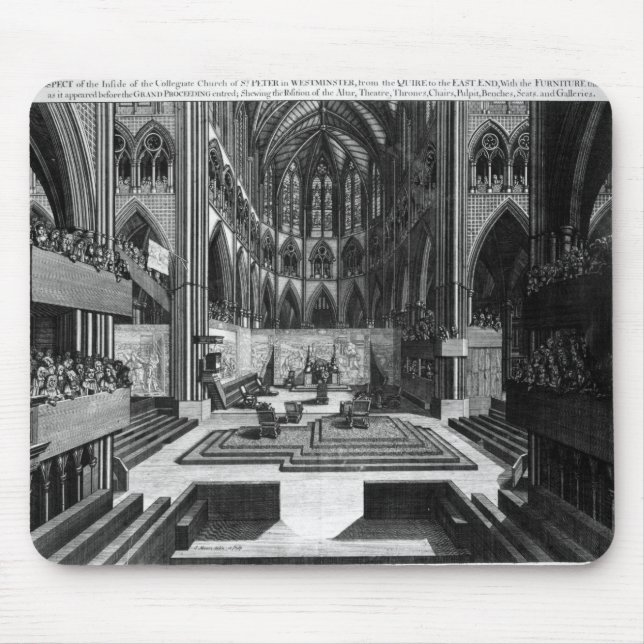 A Prospect of the Inside Collegiate Church Mouse Pad (Front)