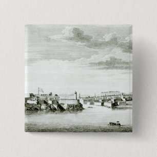 A Prospect of the Moro Castle and City of 15 Cm Square Badge