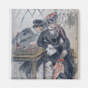 A Prostitute and her Client Magnet