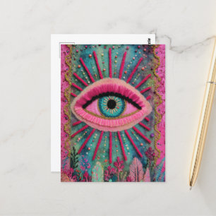 A Protective Evil Eye Postcard
